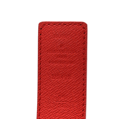Louis Vuitton Monogram 30mm LV Initiales Reversible Belt 95 38 Coquelicot 6 of 10