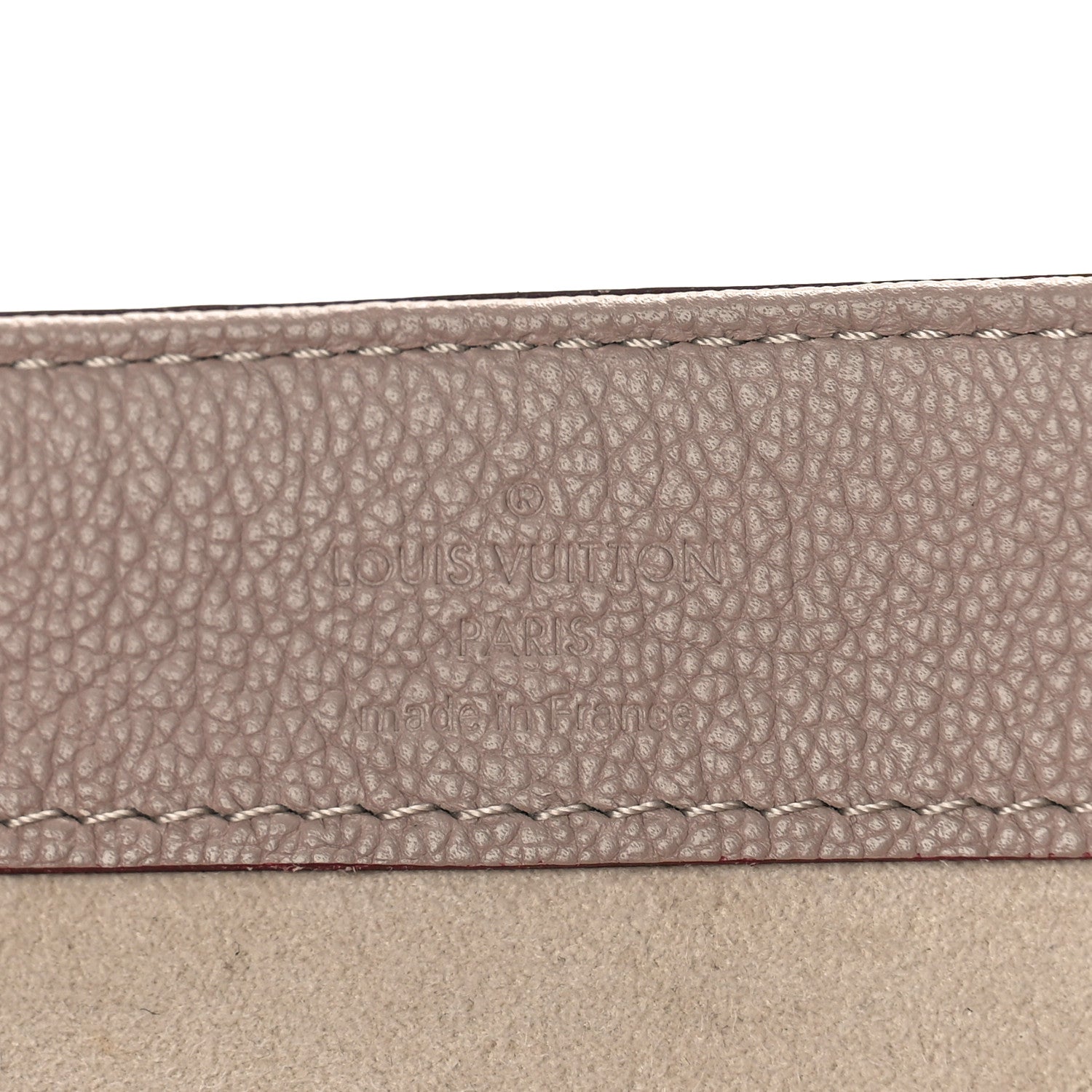 Louis Vuitton Calfskin Monogram Very One Handle Mastic Raisin 7 of 9