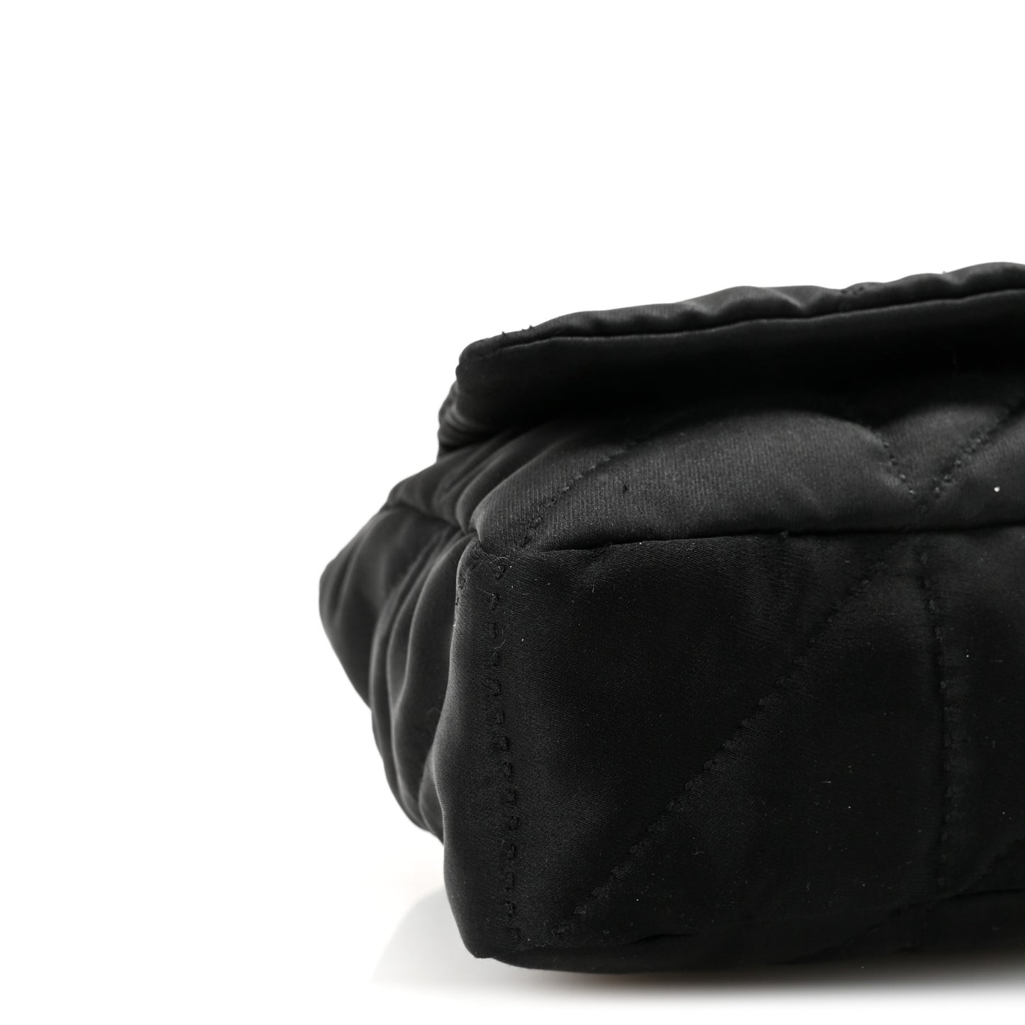 Satin Patchwork Monogram Medium Jamie Black