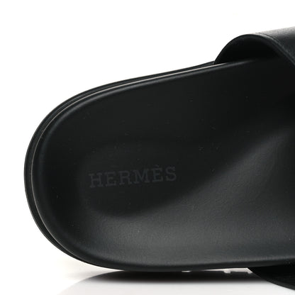 Hermes Calfskin Medor Studded Womens Chypre Sandals 40.5 Black 8 of 9