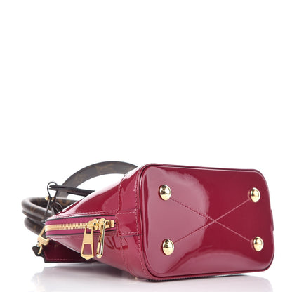 Louis Vuitton Patent Monogram Alma BB Magenta 5 of 7