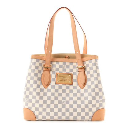 Louis Vuitton Damier Azur Hampstead MM 1 of 19