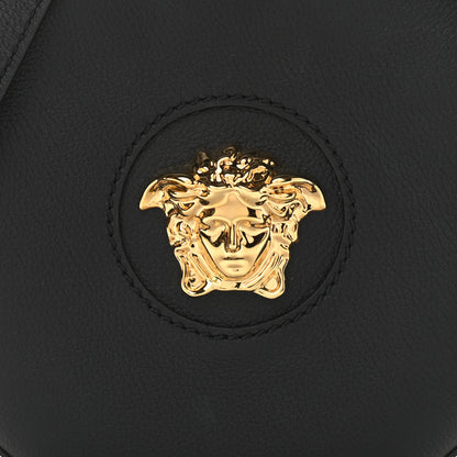 Versace Calfskin La Medusa Round Camera Bag Black 7 of 9