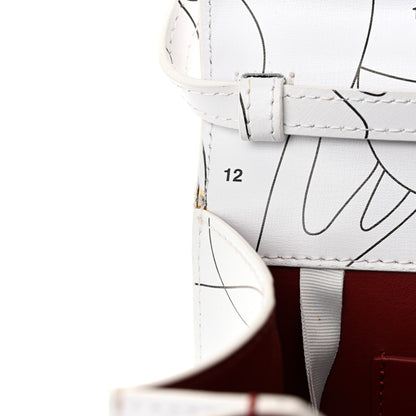 Off-White Calfskin Jitney 2.8 Puzzle Shoulder Bag White Black 11 of 13