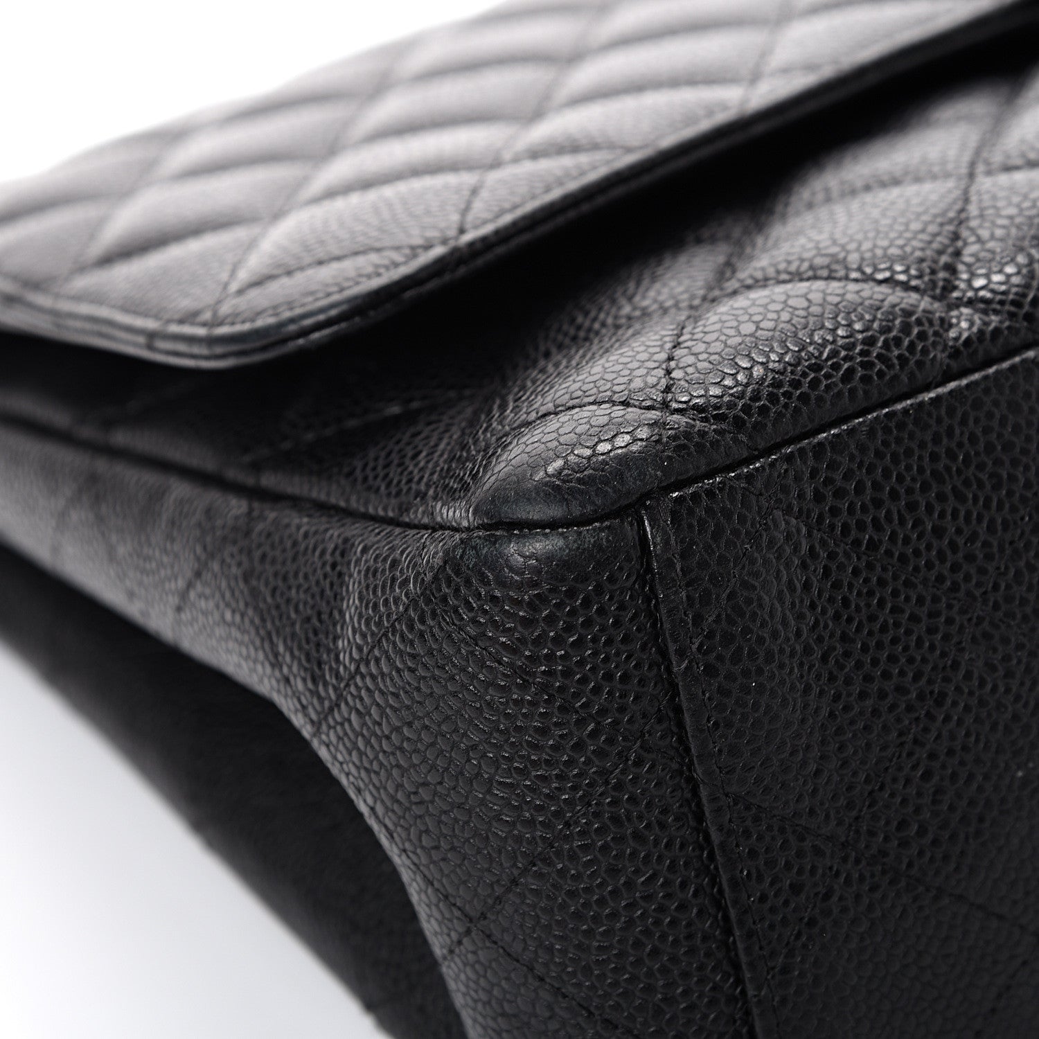 Chanel Caviar Quilted Maxi Double Flap Black 8 of 19