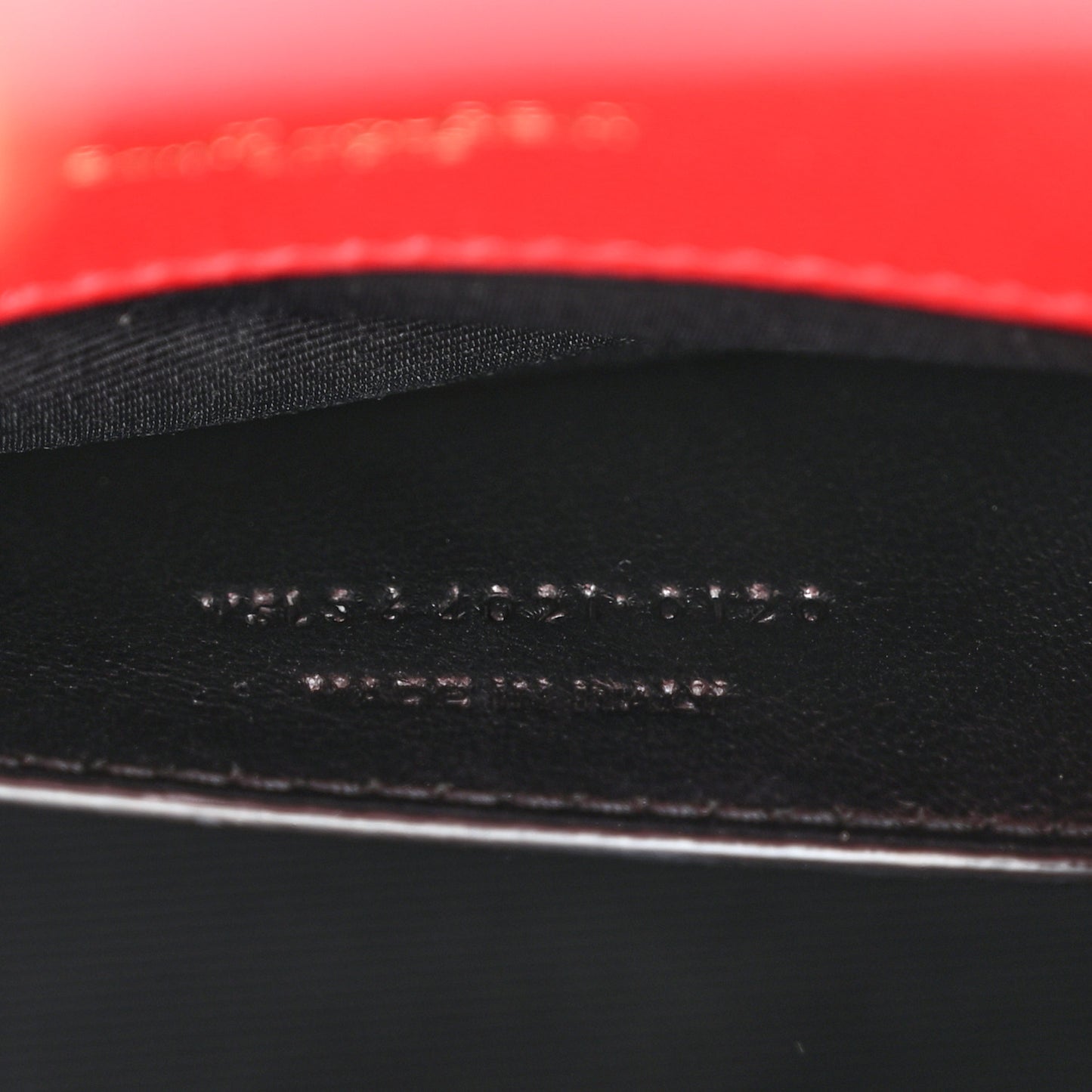 Grain De Poudre Medium Monogram Kate Satchel Red