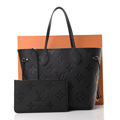 Louis Vuitton Empreinte Monogram Giant Neverfull MM Black 12 of 12