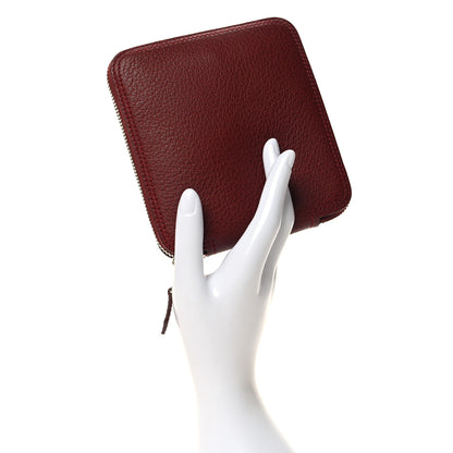Hermes Buffle Silky Bolduc Au Carre Pop Shopper Tote Rouge H 3 of 9