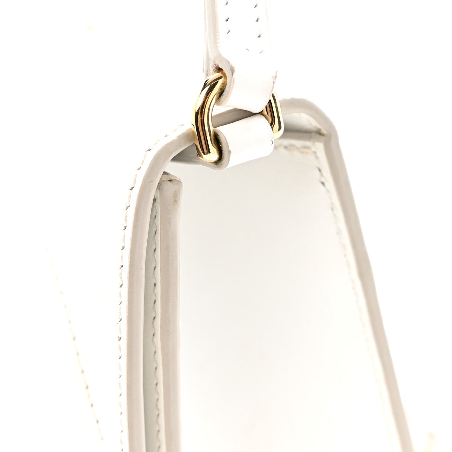 Calfskin DG Logo Flap Crossbody Bag White