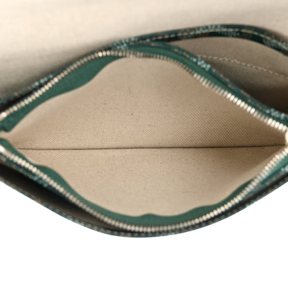 Goyard Goyardine Plumet Wallet Clutch Green 6 of 12