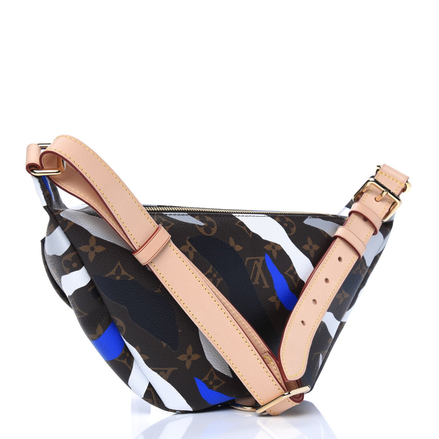 X LOL Monogram Bumbag Blue Silver