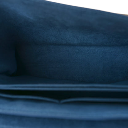 Louis Vuitton Soft Calfskin My Lockme Top Handle Blue Jean Crème 5 of 8
