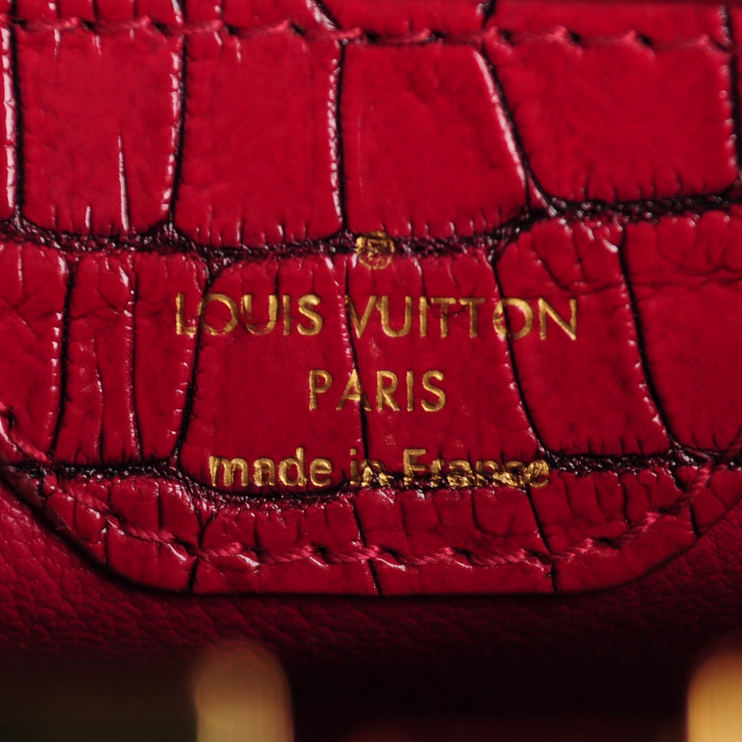 Louis Vuitton Crocodile Capucines BB Grenade 6 of 7