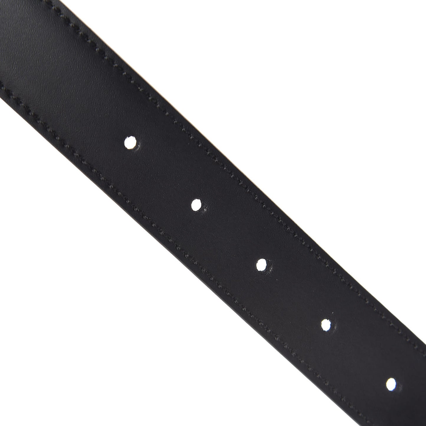 Vitello Liberty No Words Faces Reversible Belt 105 42 Black Asfalto