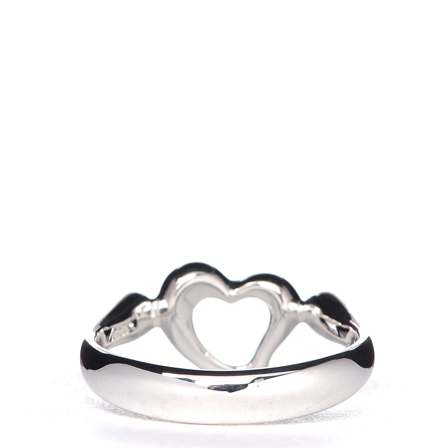 Sterling Silver Elsa Peretti Open Heart Ring 47 4