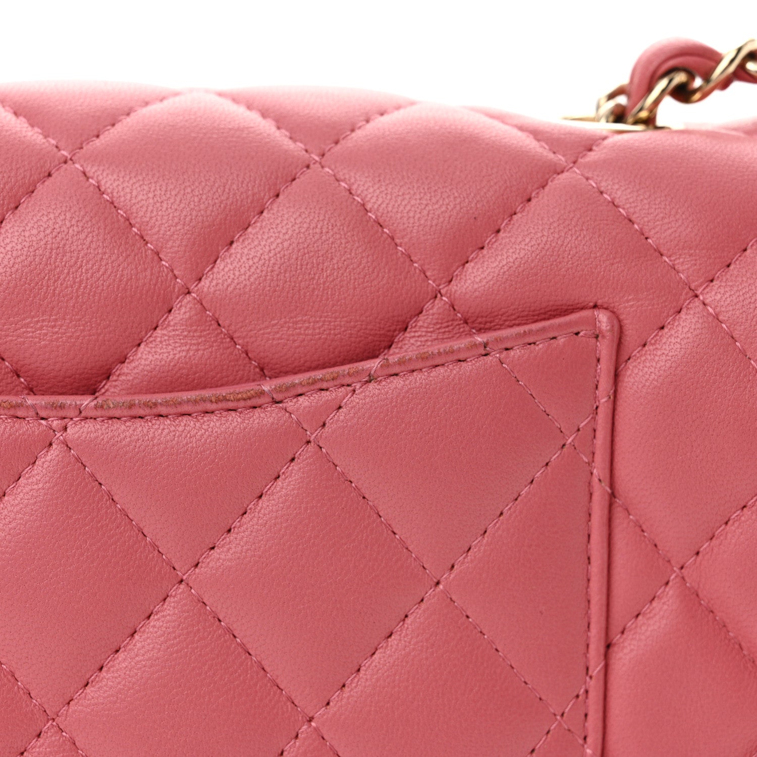Chanel Lambskin Quilted Valentine Charms Mini Rectangular Flap Pink 12 of 13