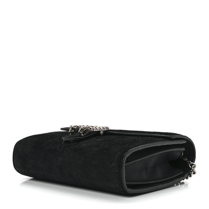 Gucci Suede Mini Dionysus Chain Wallet Black 10 of 12