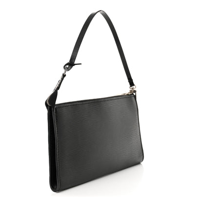 Louis Vuitton Epi Pochette Accessories 24 Black 3 of 11