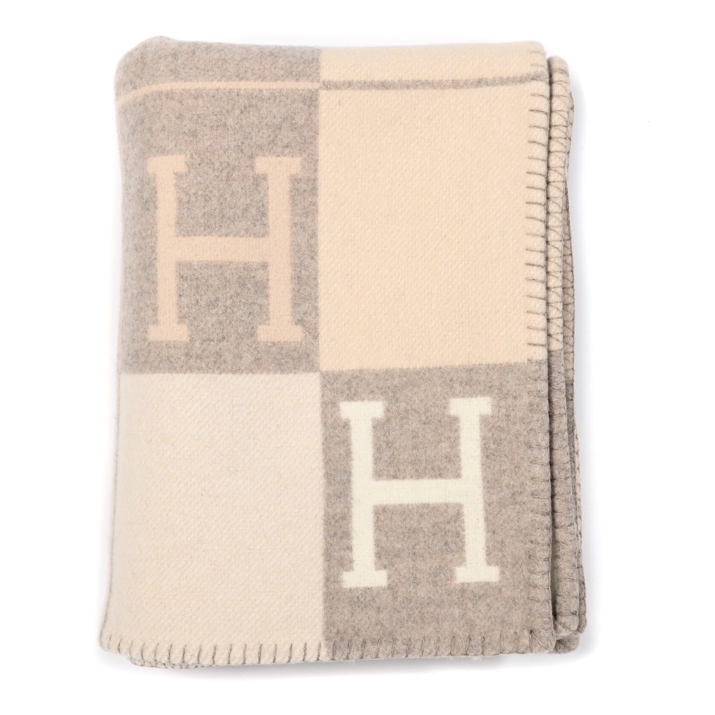 Wool Cashmere Avalon III Blanket Coco Camomille