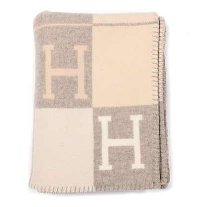Hermes Wool Cashmere Avalon III Blanket Coco Camomille 1 of 3
