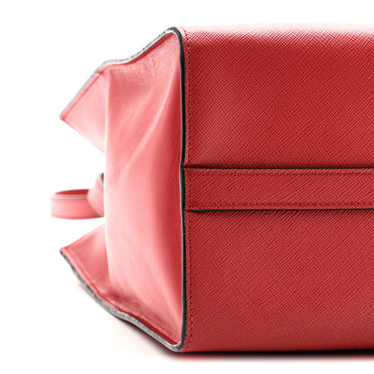 Prada Saffiano Soft Calfskin Large Tote Fuoco 8 of 9