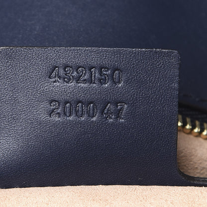 Gucci GG Supreme Monogram Small Messenger Shoulder Bag Beige Blue Navy 7 of 13