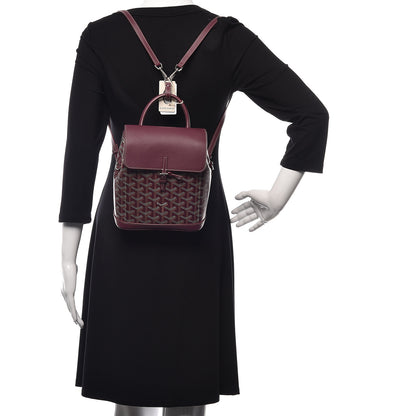 Goyard Goyardine Calfskin Mini Alpin Backpack Bordeaux 2 of 9