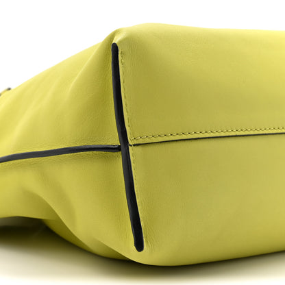 Loewe Nappa Medium Flamenco Knot Bag Lime Yellow 9 of 12
