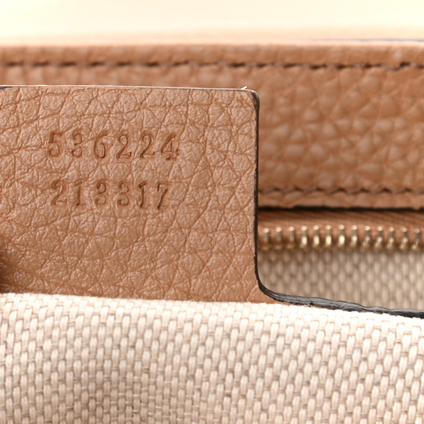 Pebbled Calfskin Medium Soho Flap Crossbody Camelia
