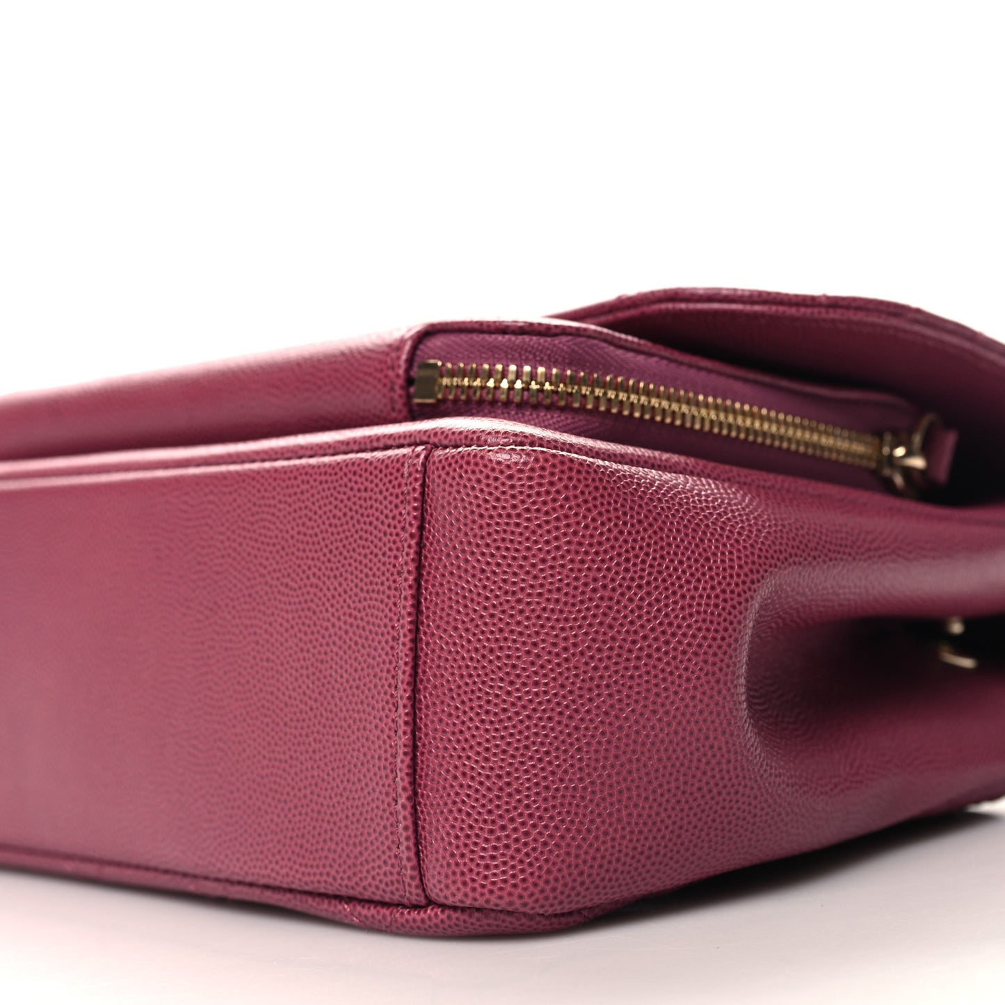 Caviar Quilted Medium Business Affinity Flap Dark Pink