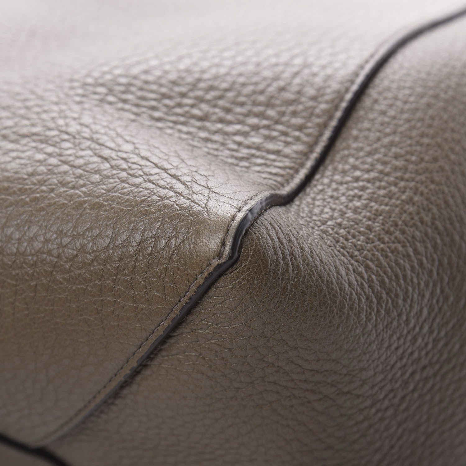 Celine Soft Grained Calfskin Medium Belt Cabas Phantom Souris 10 of 14