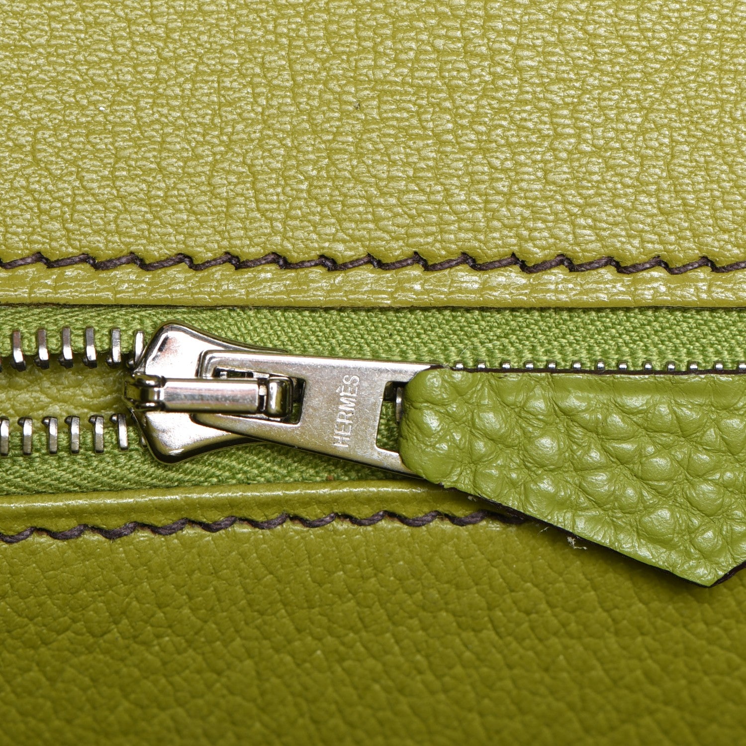 Hermes Togo Birkin 35 Vert Anis 14 of 28