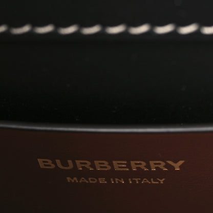 Burberry Calfskin Check Small Elizabeth Bag Brown 6 of 8