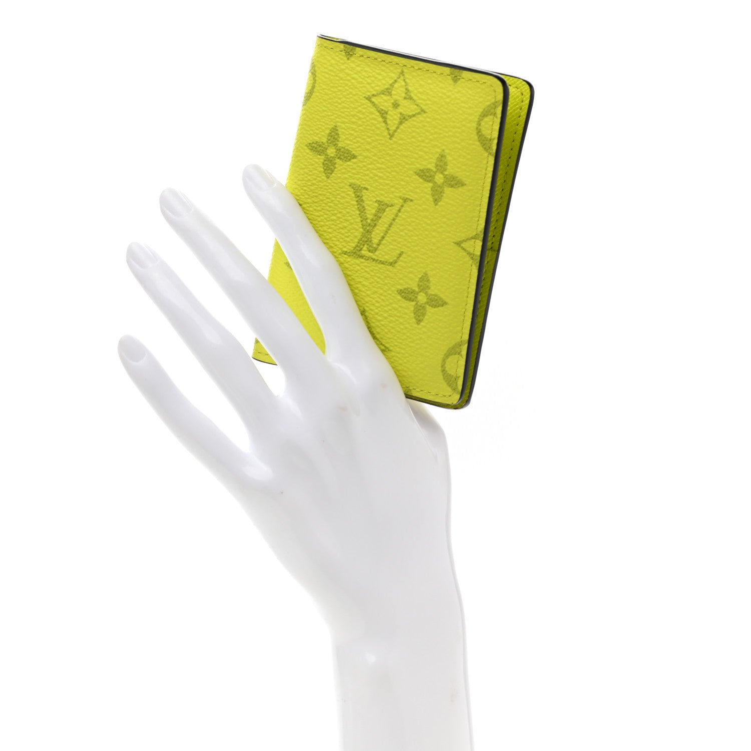 Louis Vuitton Monogram Taiga Pocket Organizer Yellow 2 of 8