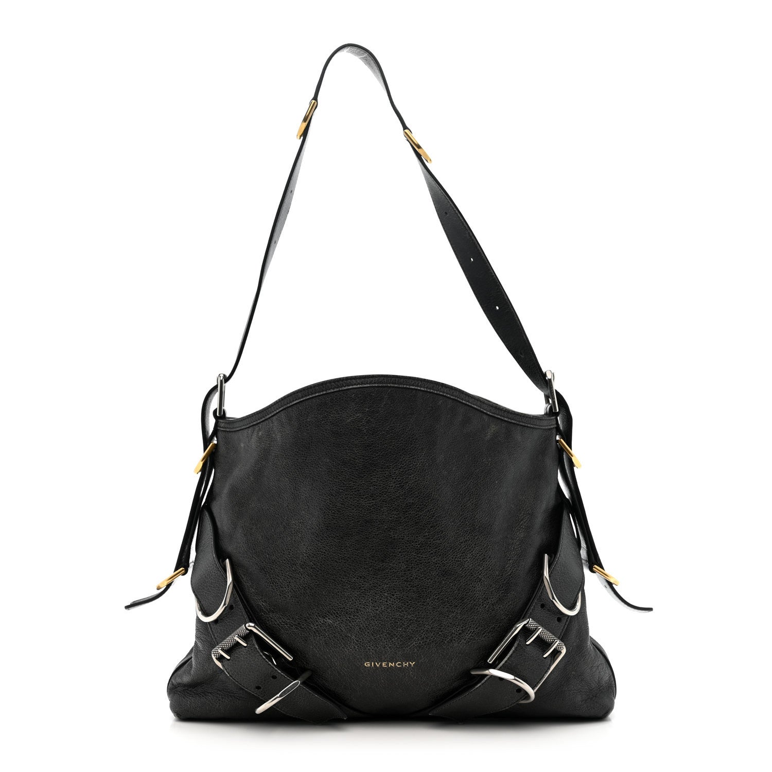 Givenchy Aged Calfskin Medium Voyou Boyfriend Bag Black 1 of 12