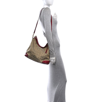 Gucci Monogram Small Miss GG Hobo Red 2 of 12