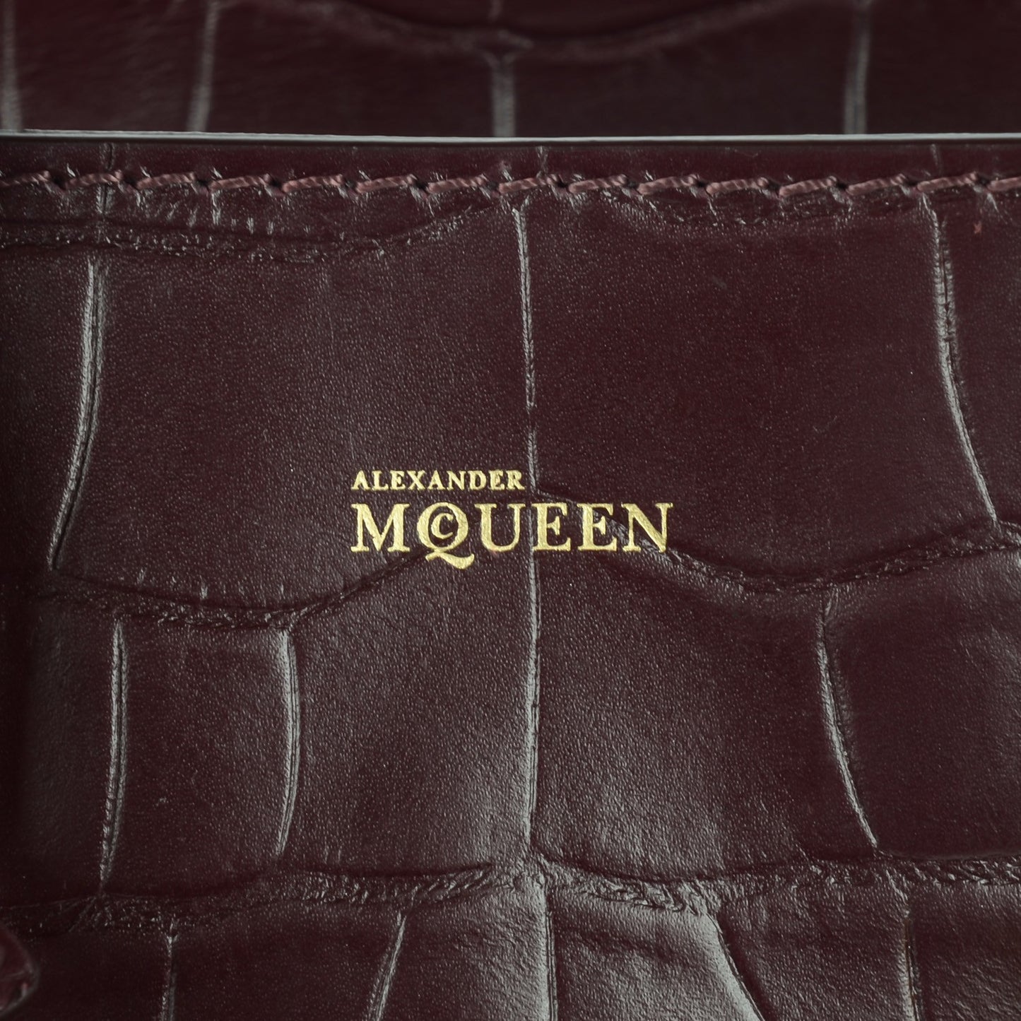 Cocco Soft Calfskin Small Skull Padlock Zip Around Tote Bordeaux