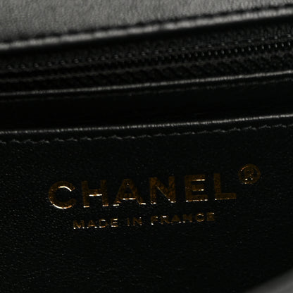 Chanel Lambskin Quilted Mini Rectangular Flap Black 6 of 11
