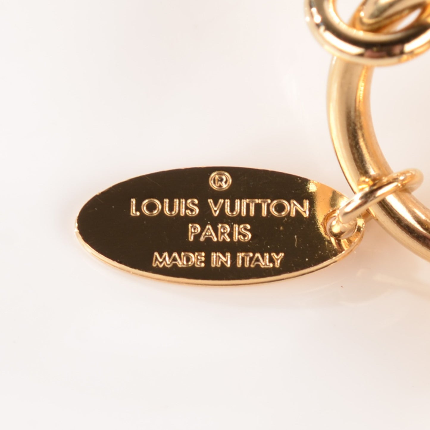 Sphere Bag Charm Gold
