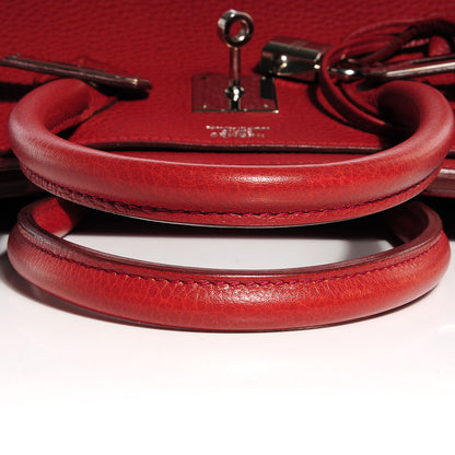 Hermes Togo Birkin 35 Rouge H and Ebene 18 of 24