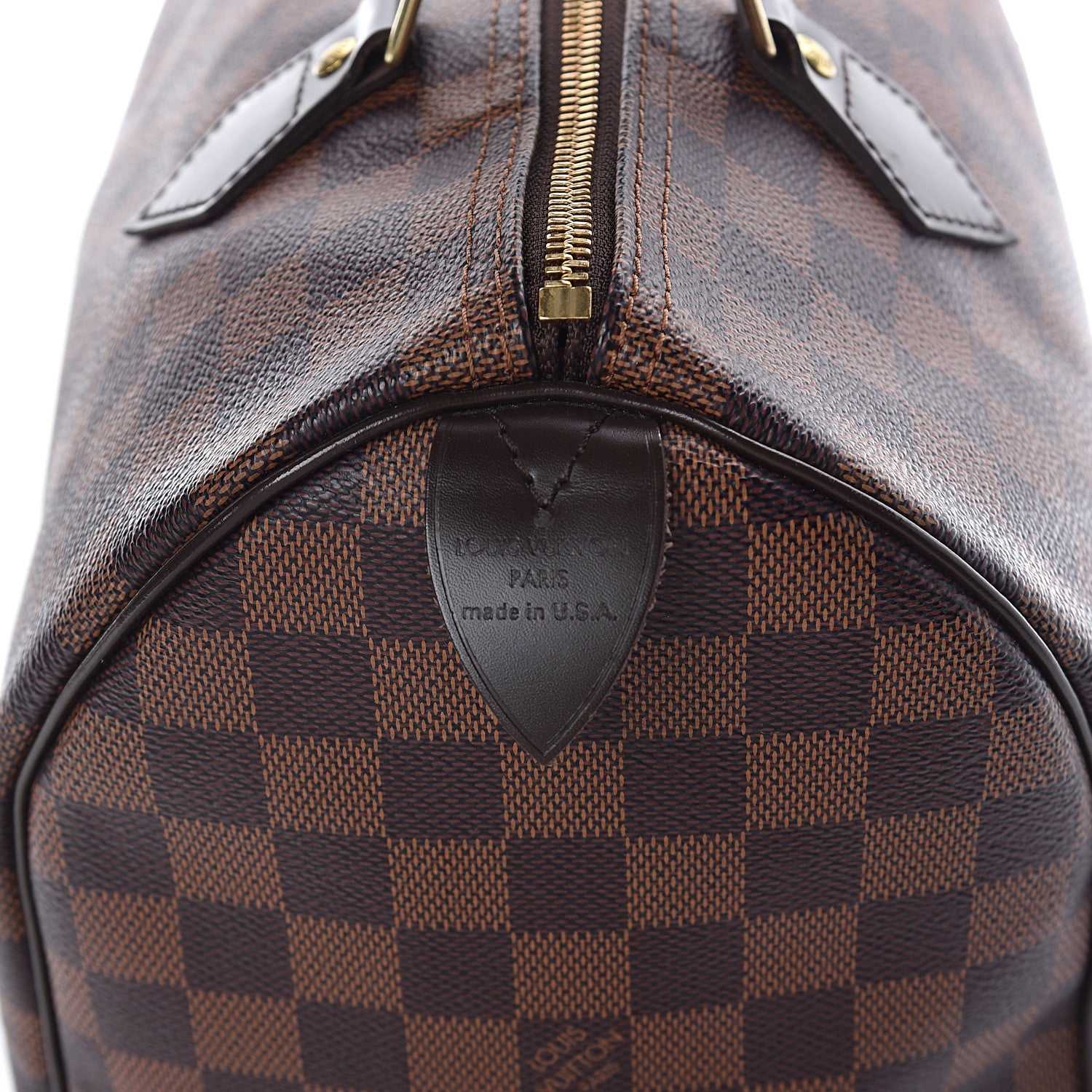 Louis Vuitton Damier Ebene Speedy 30 7 of 9