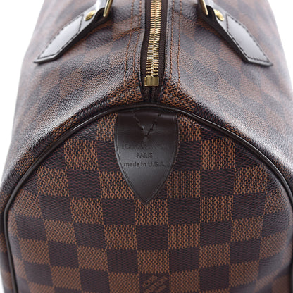 Louis Vuitton Damier Ebene Speedy 30 7 of 9