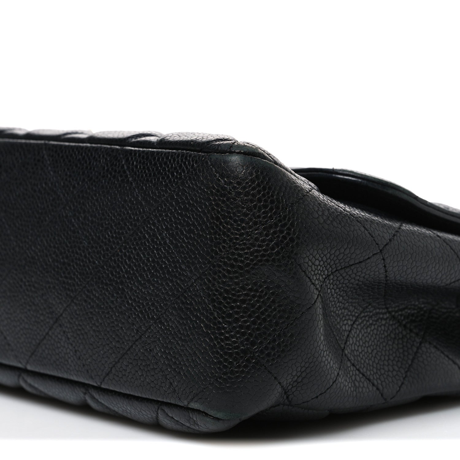 Chanel Caviar Quilted Jumbo Single Flap Black 10 of 11