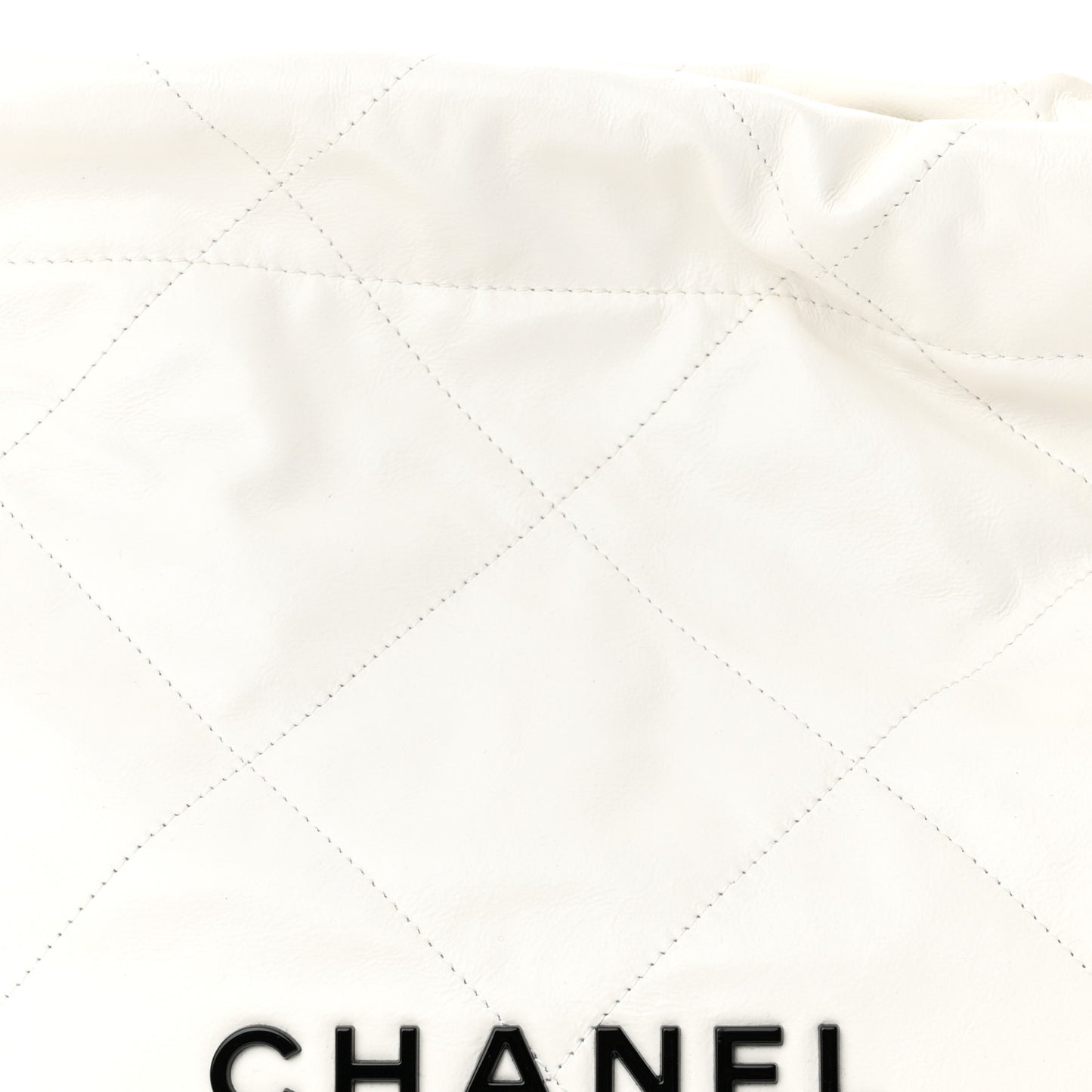 Calfskin Quilted Small Chanel 22 White
