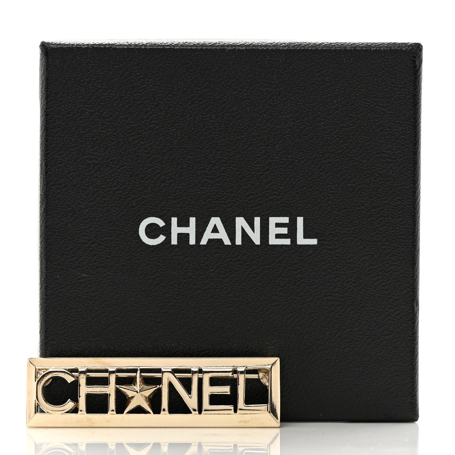 Chanel Star Logo Brooch Gold 5 of 5