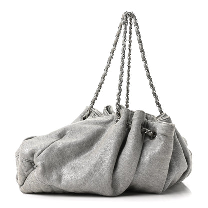 Chanel Jersey Melrose Cabas Grey 3 of 10