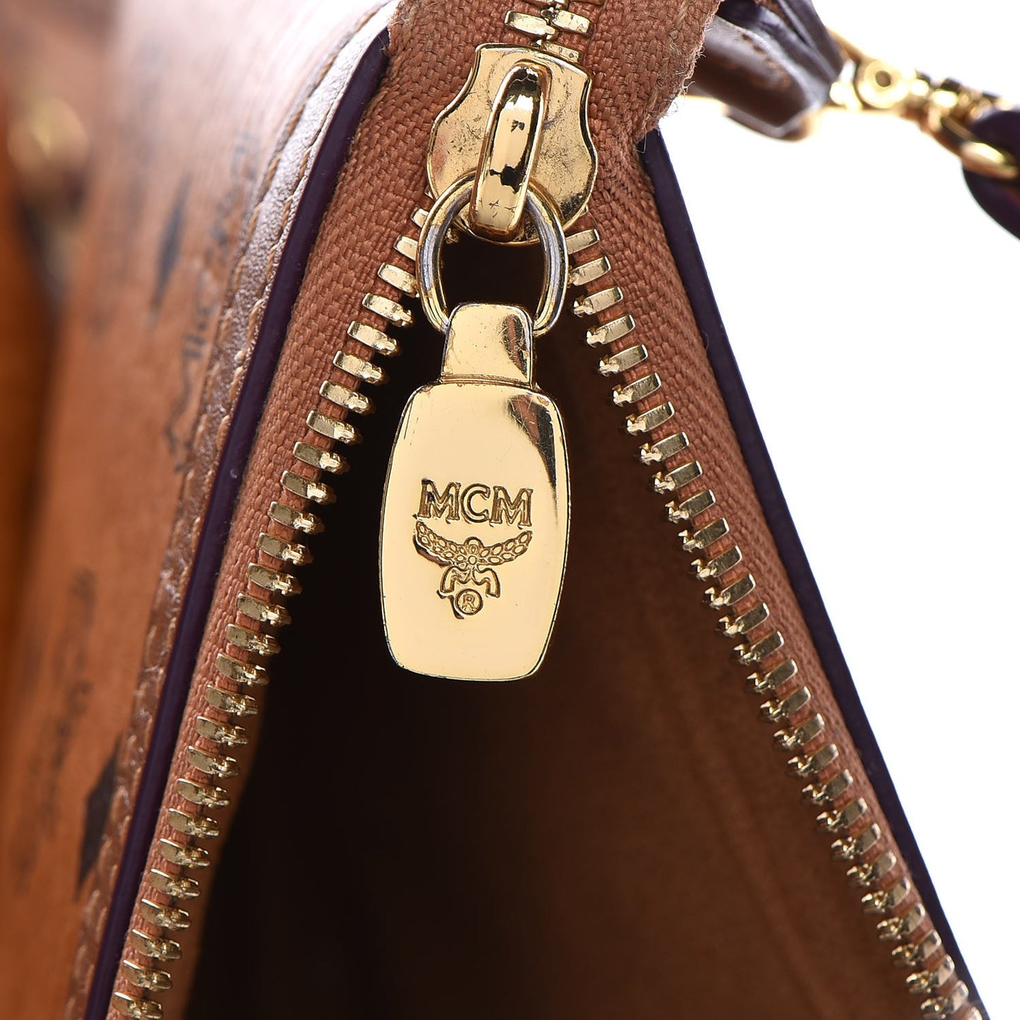 Visetos Medium Liz Reversible Shopper Tote Cognac