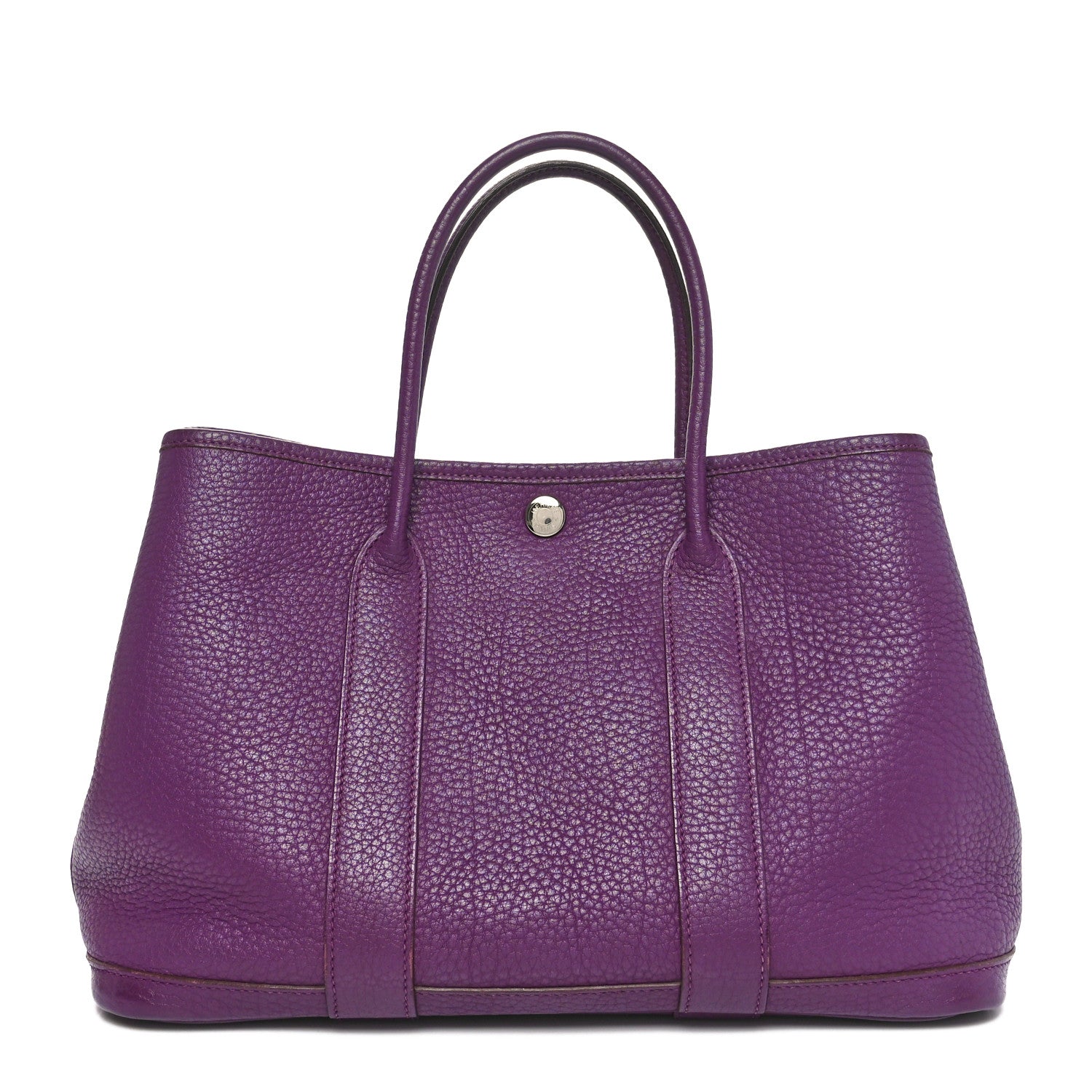 Hermes Negonda Garden Party Tote 30 TPM Cassis 1 of 9