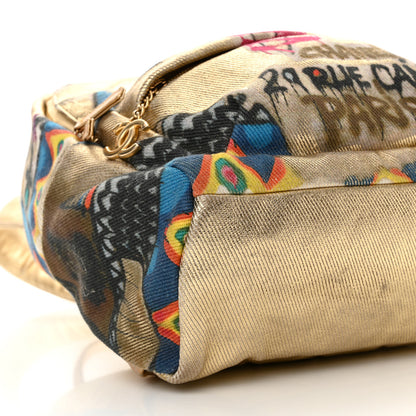 Chanel Graffiti Printed Canvas Street Spirit Backpack Multicolor 9 of 16