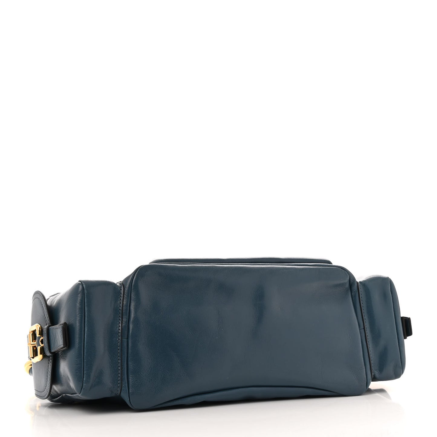 Shiny Buffalo Medium Double Carry Camera Bag Tapestry Blue